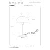 Siemon Lucide-45596-01-30 asztali lámpa