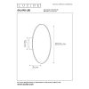 Eklyps Led Lucide-46201-08-30 fali lámpa