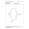 Eklyps Led Lucide-46201-08-31 fali lámpa