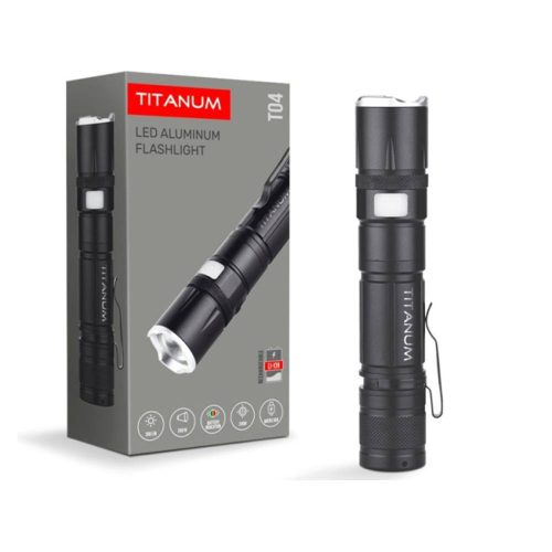 Videx TITANUM LED akkumulátoros zseblámpa 300lm 6500K TLF-T04